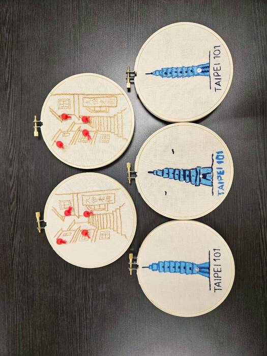 【工作坊】台灣景點刺繡/九份老街、台北101-2026/05/16圖片