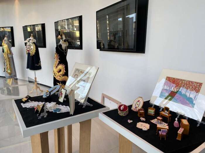 【展覽資訊】新光銀行台南分行刺繡展 台南應用科大以多元型態呈顯刺繡之美圖片