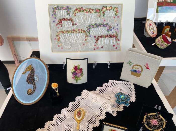 【展覽資訊】新光銀行台南分行刺繡展 台南應用科大以多元型態呈顯刺繡之美圖片